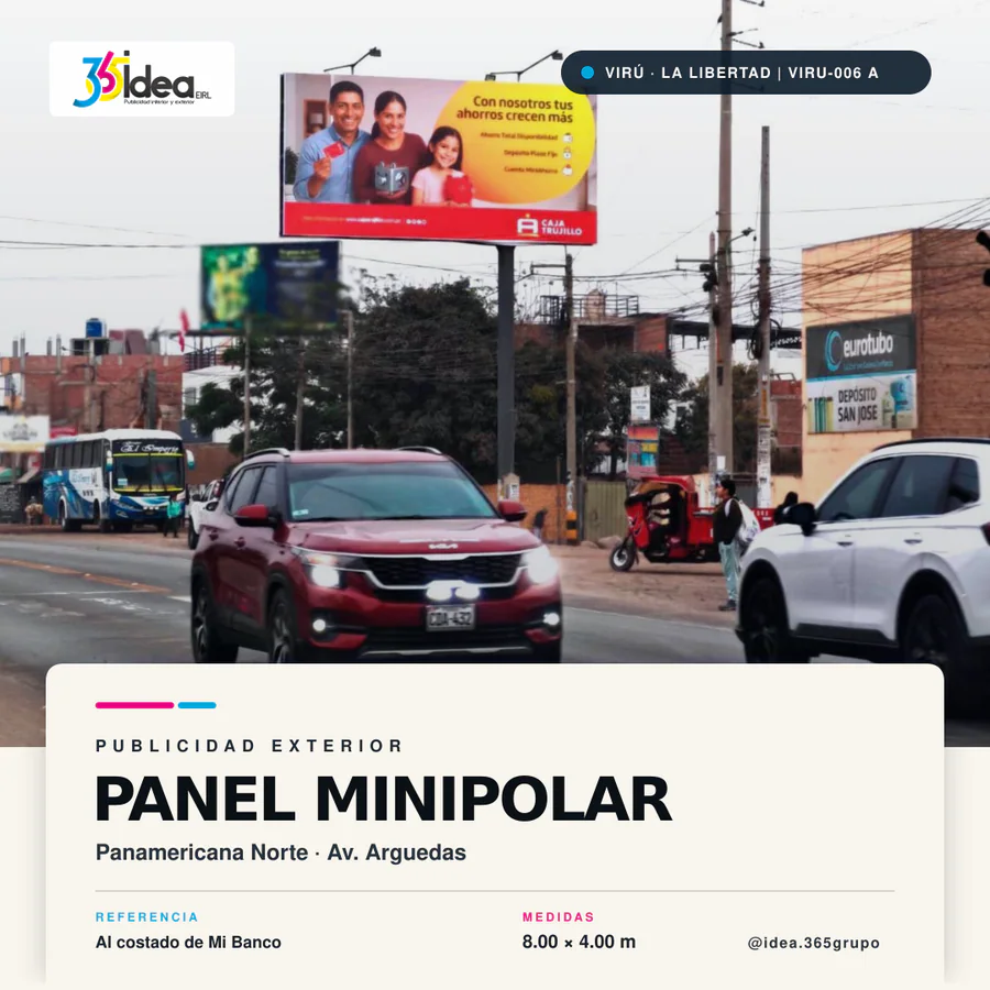 Panel publicitario VIRU-006, cara A